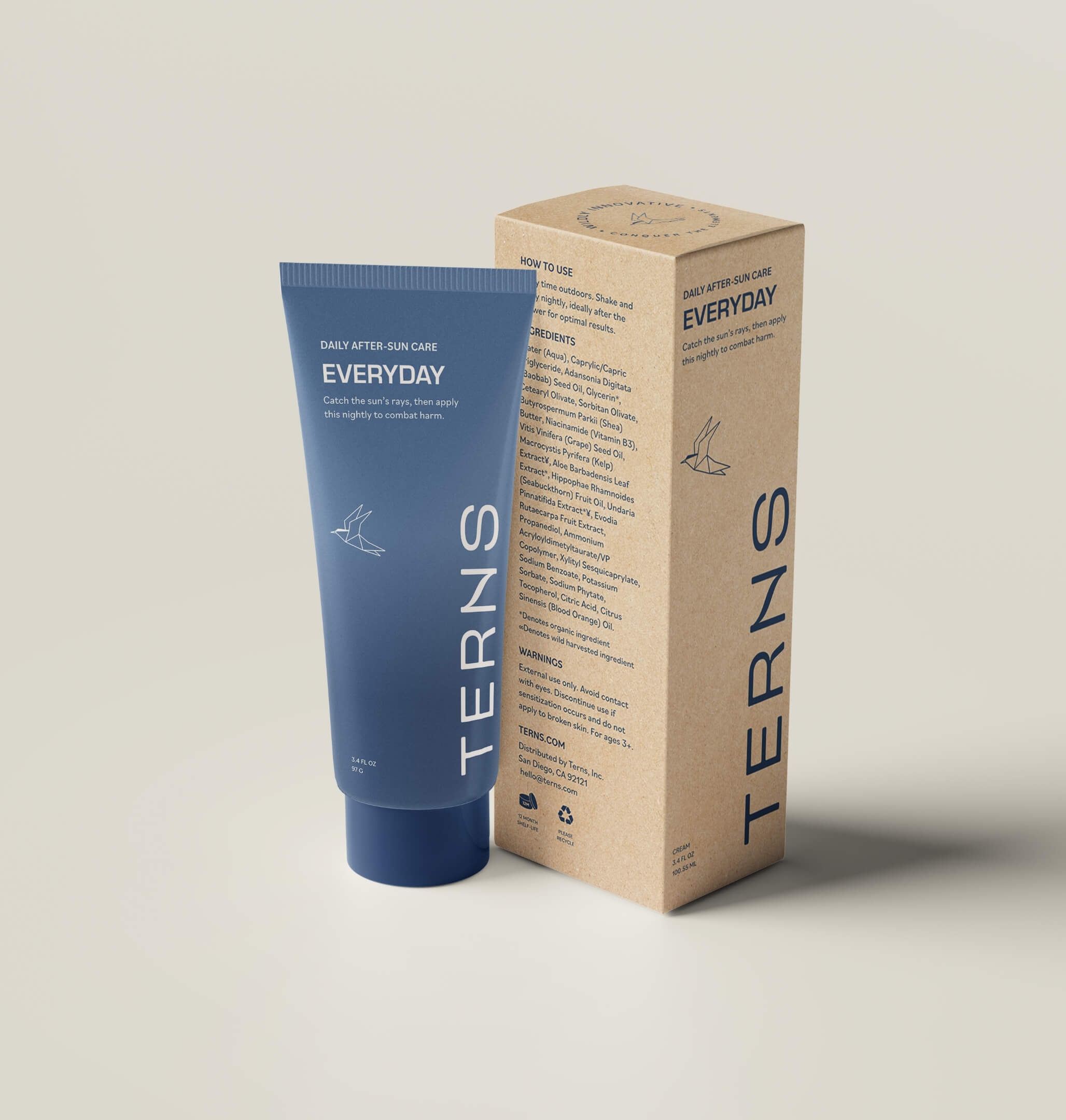 Terns Everyday After Sun Care packaging